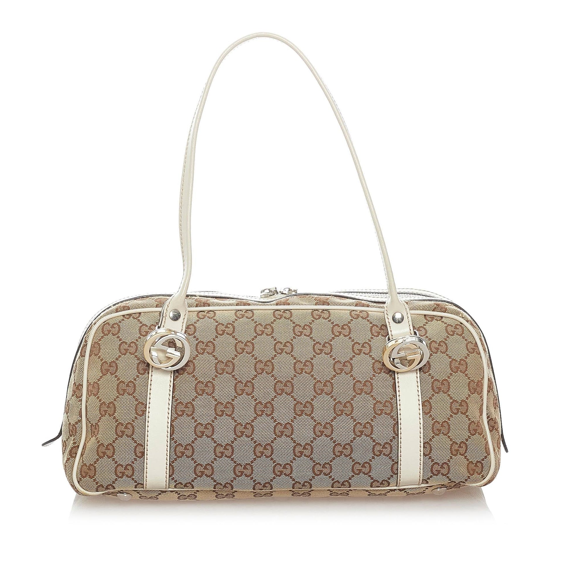 Gucci GG Canvas Twins Boston Bag (SHG-37322)