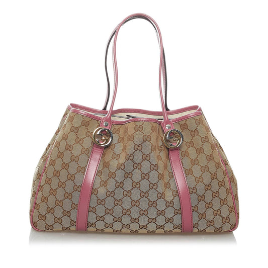 Gucci GG Canvas Twins Tote Bag (SHG-29657)