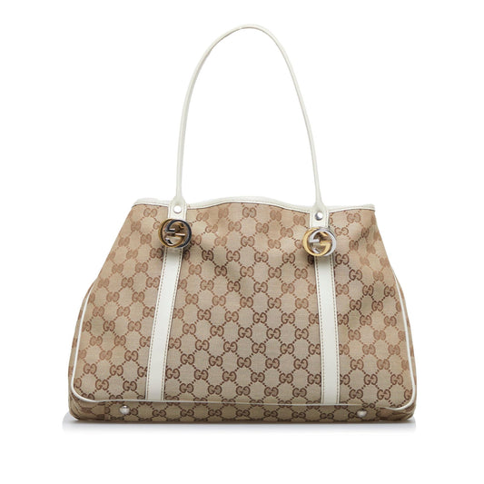 Gucci GG Canvas Twins Tote Bag (SHG-ZN7C76)