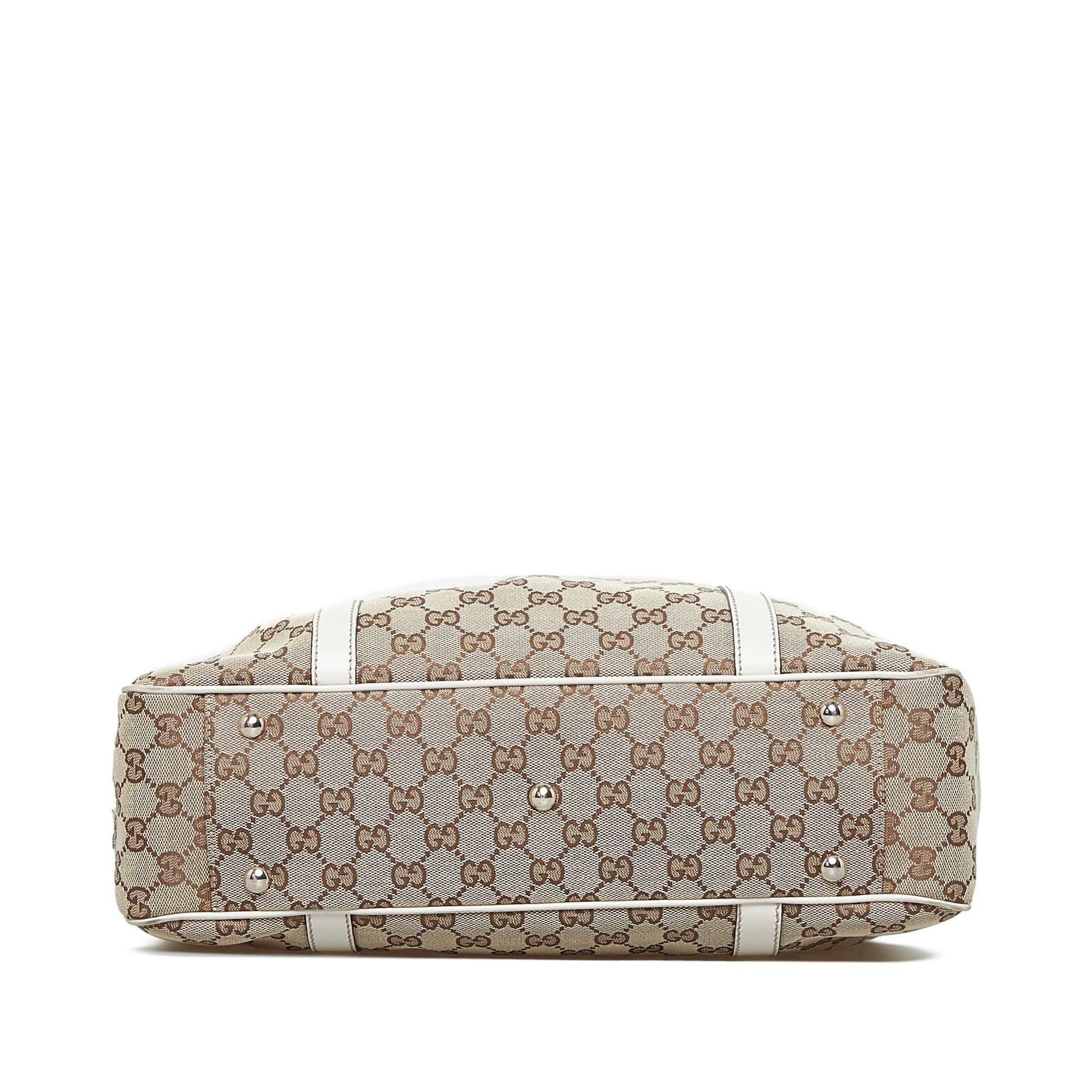 Gucci GG Canvas Twins Tote (SHG-04seb8)
