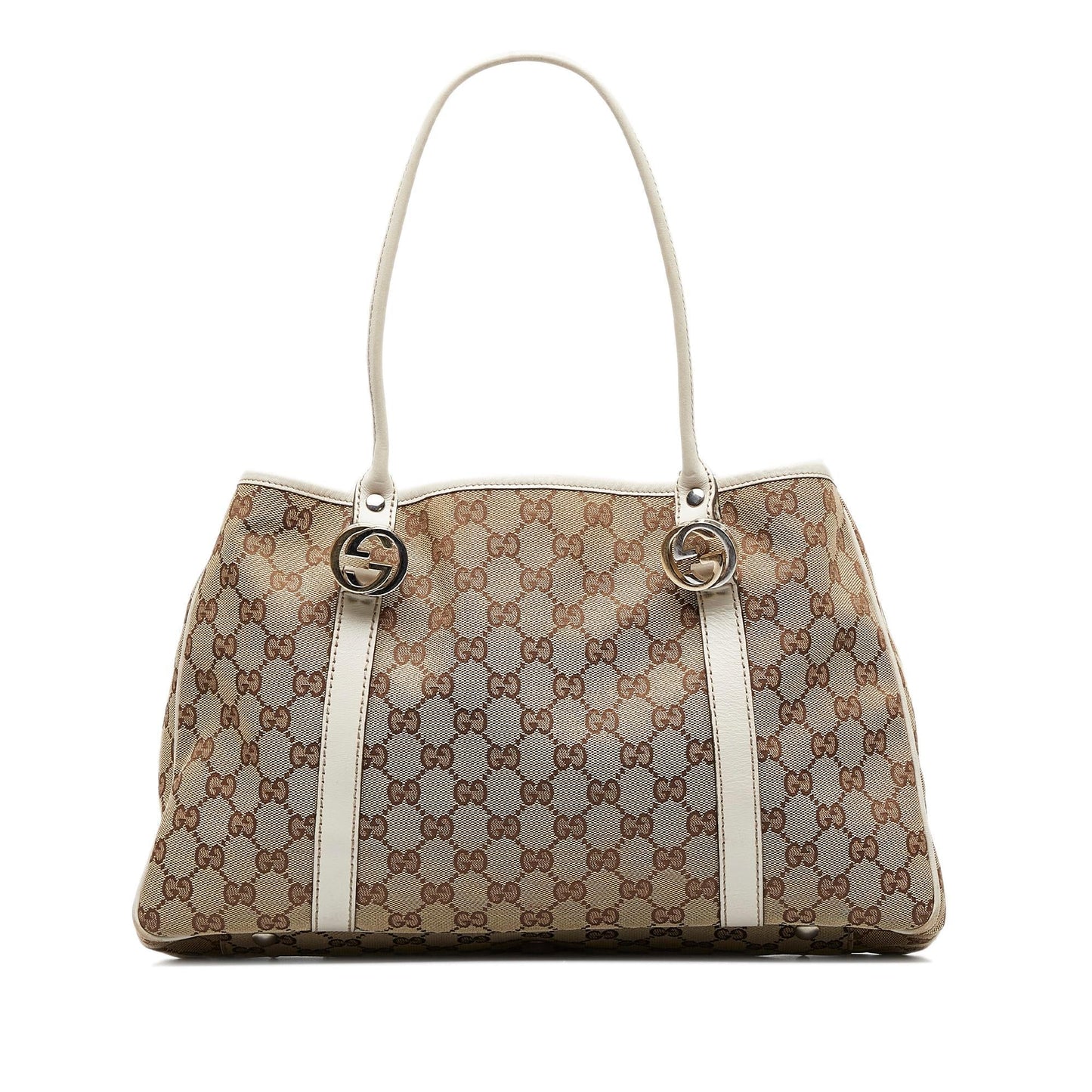 Gucci GG Canvas Twins Tote (SHG-aoHNja)