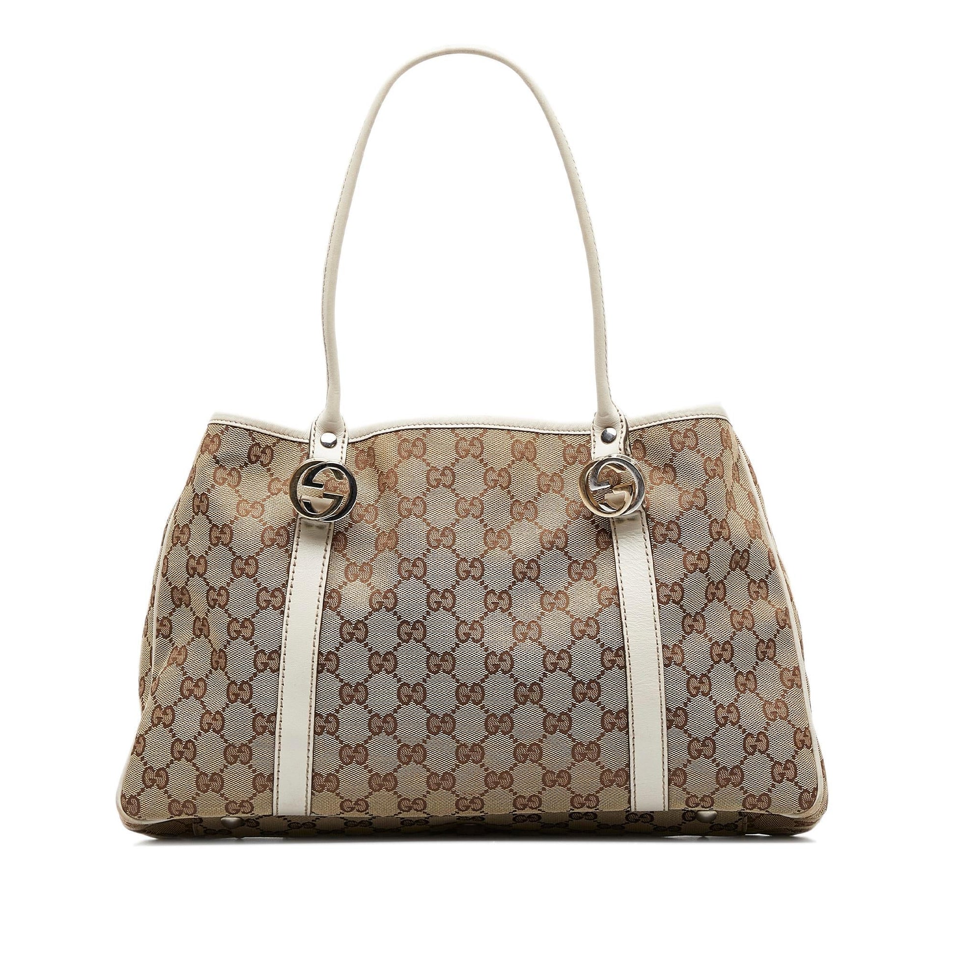 Gucci GG Canvas Twins Tote (SHG-aoHNja)