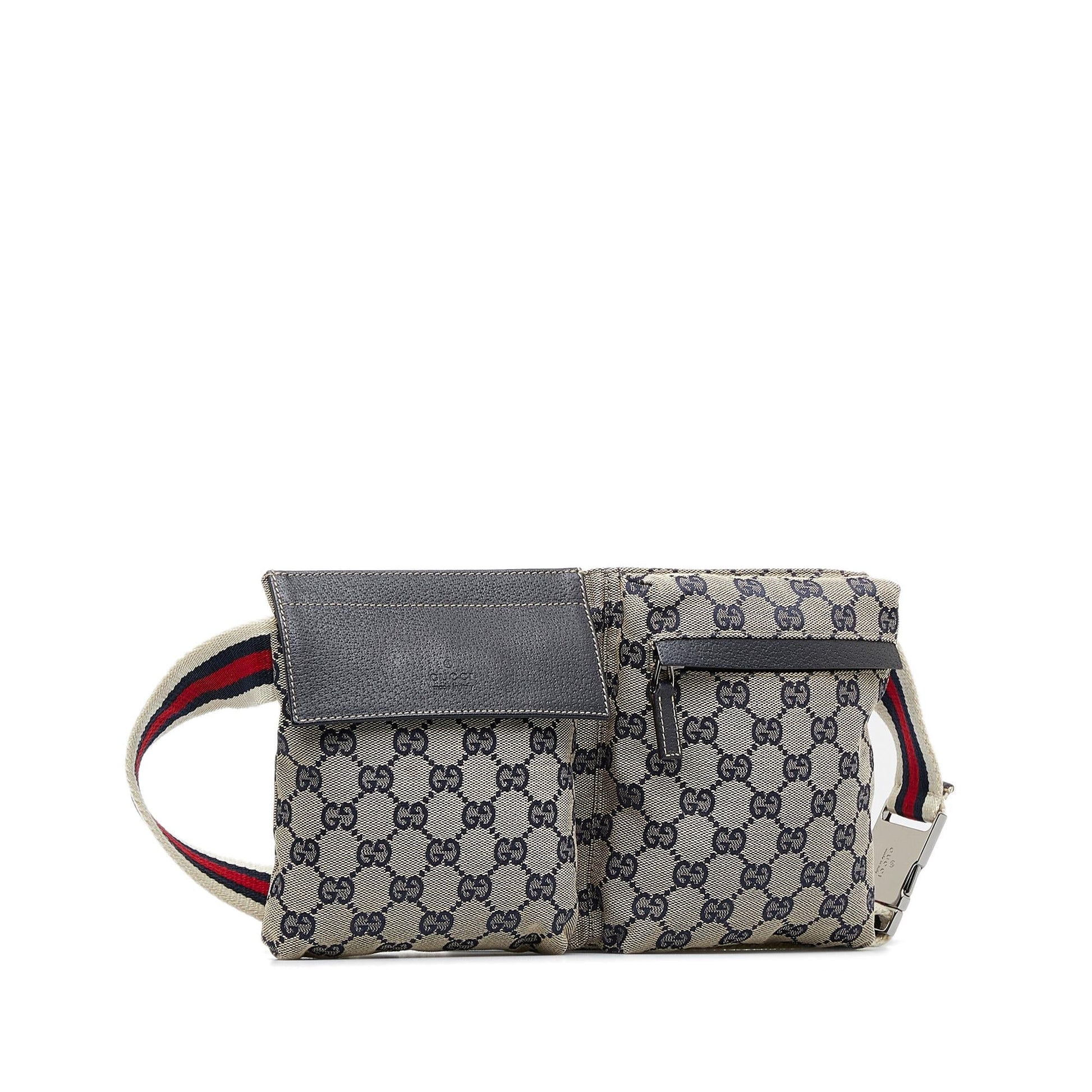 Gucci GG Canvas Web Belt Bag (SHG-5tmMd9)