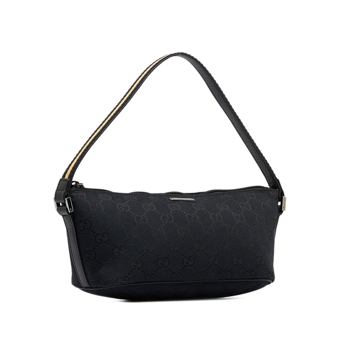 Gucci Monogram Pochette Canvas Crossbody