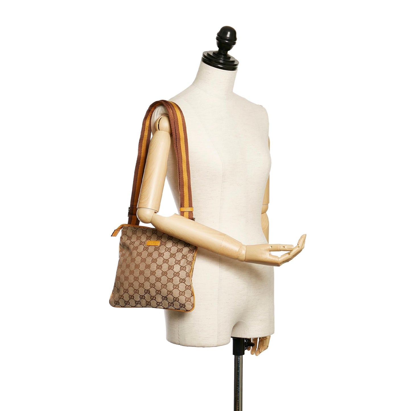 Gucci GG Canvas Web Crossbody Bag (SHG-30269)