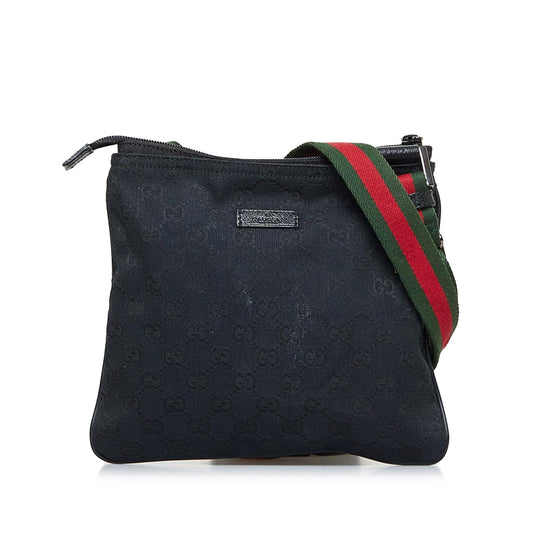 Gucci GG Canvas Web Crossbody (SHG-)