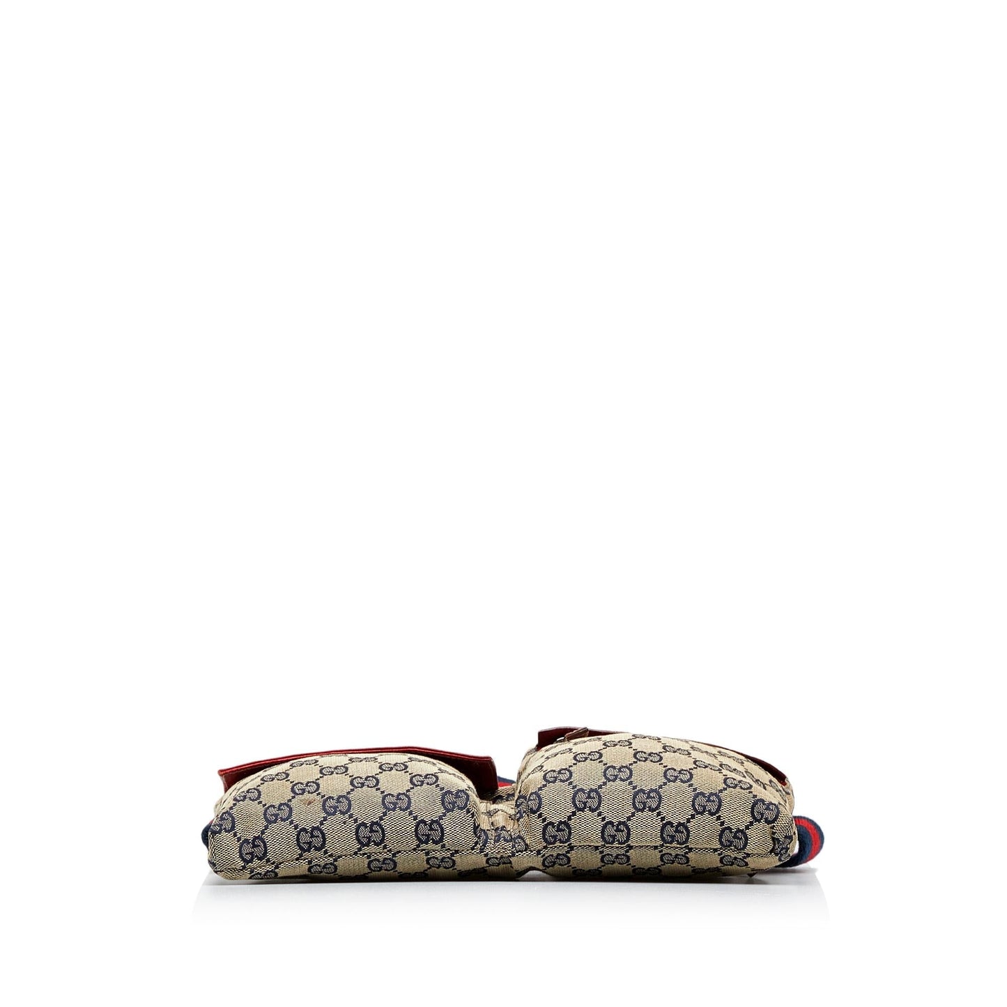 Gucci GG Canvas Web Double Pocket Belt Bag (SHG-HxqmuT)