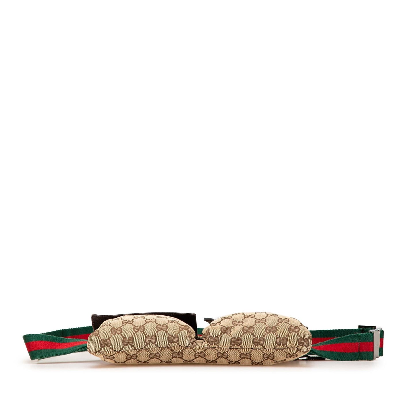 Gucci GG Canvas Web Double Pocket Belt Bag