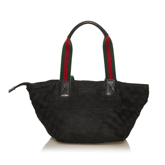 Gucci GG Canvas Web Handbag (SHG-29364)