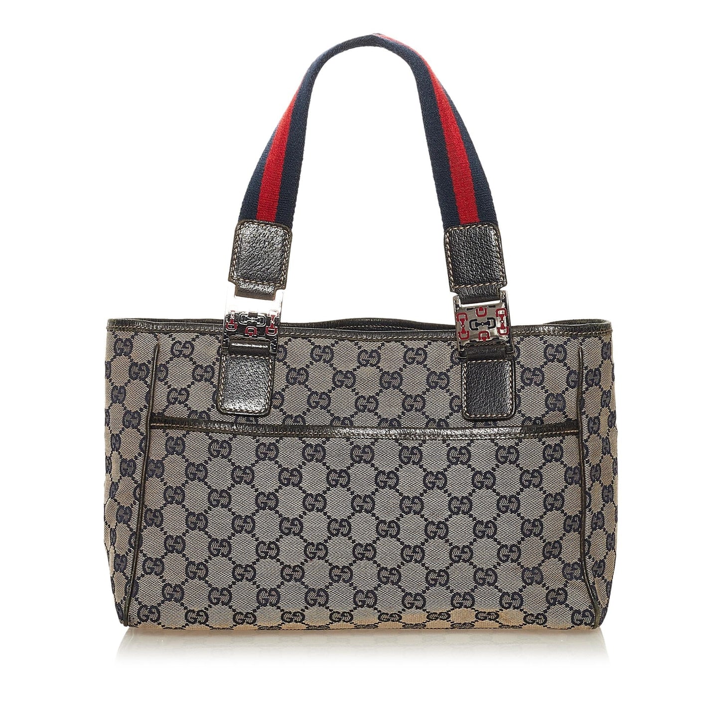 Gucci GG Canvas Web Handbag (SHG-34925)