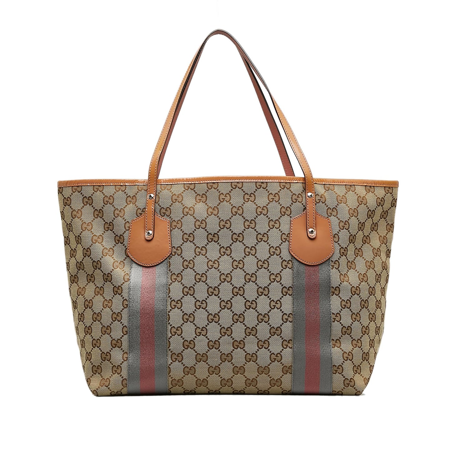 Gucci GG Canvas Web Jolie Tote Bag (SHG-aU8HGJ)