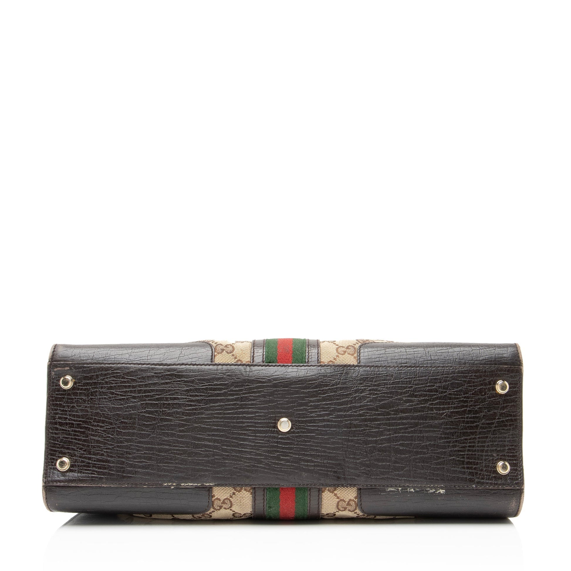 Gucci GG Canvas Web Junco Large Shoulder Bag (SHF-23497)