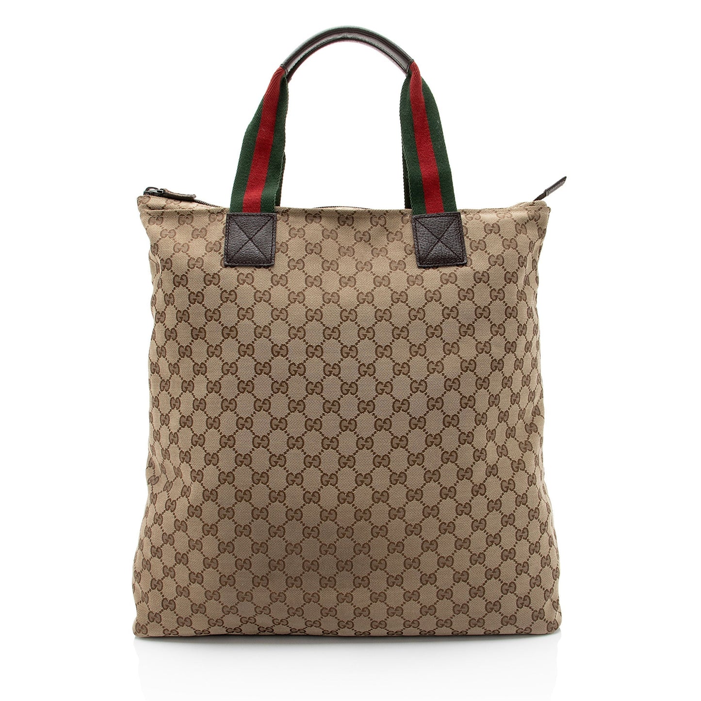 Gucci GG Canvas Web N/S Large Tote (SHF-3n3x28)