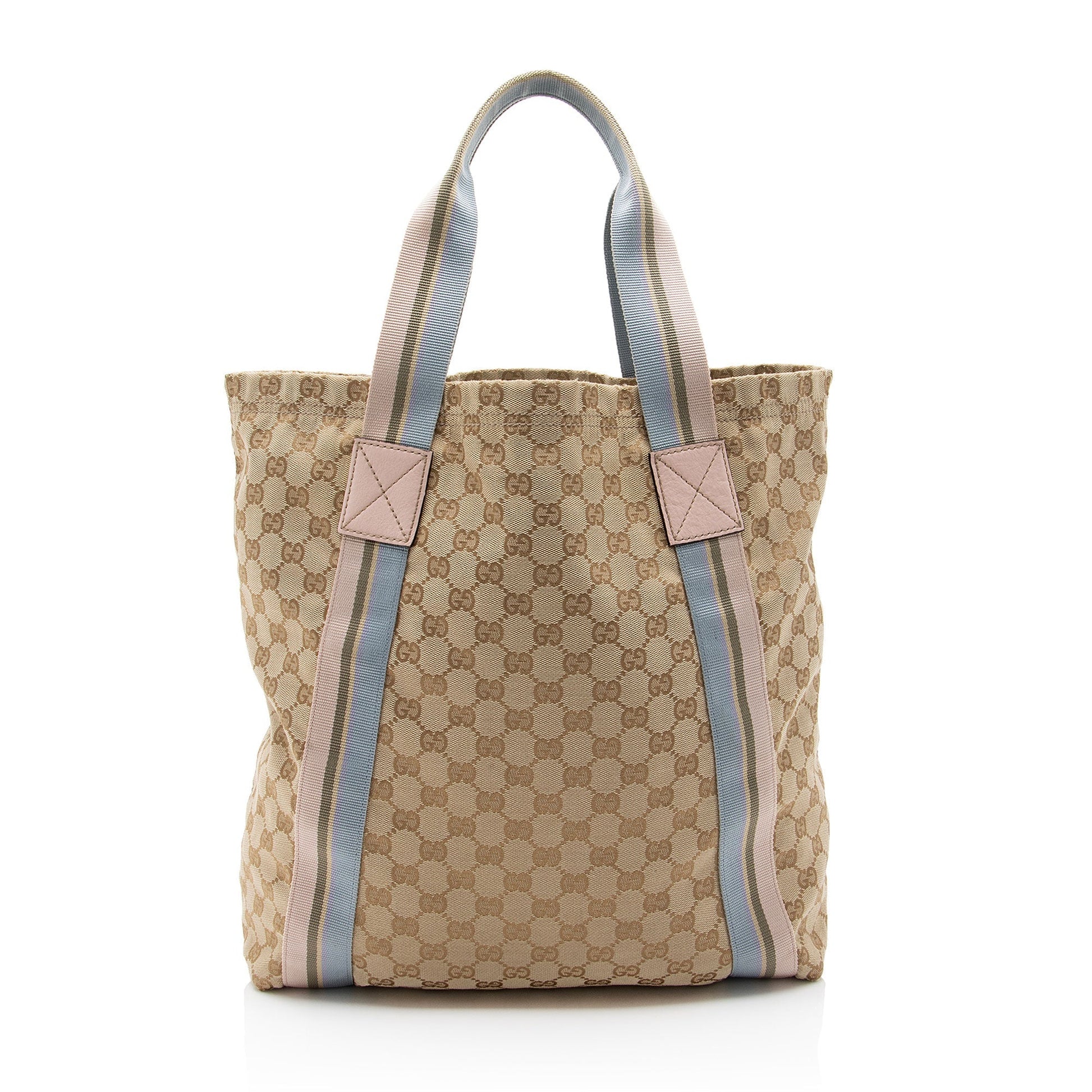 Gucci GG Canvas Web Original Tote (SHF-cmFwNe)