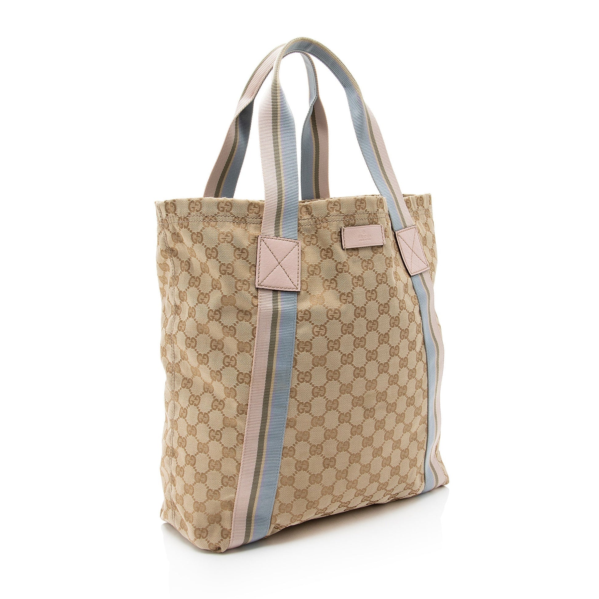 Gucci GG Canvas Web Original Tote (SHF-cmFwNe)