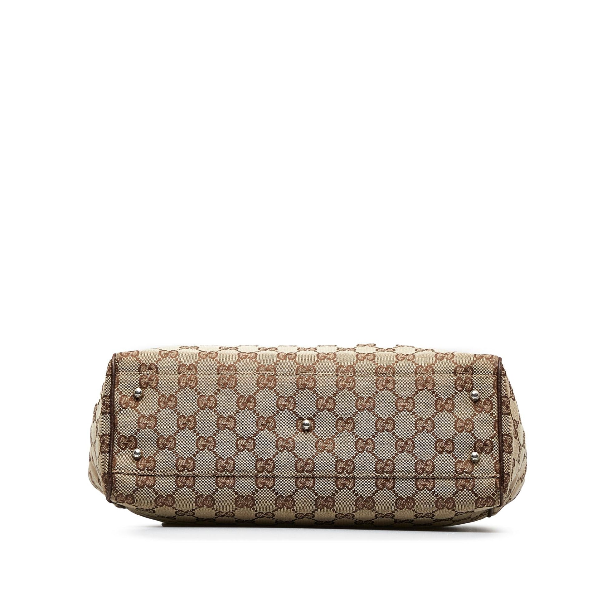 Gucci GG Canvas Web Pop Tote (SHG-Jsskew)
