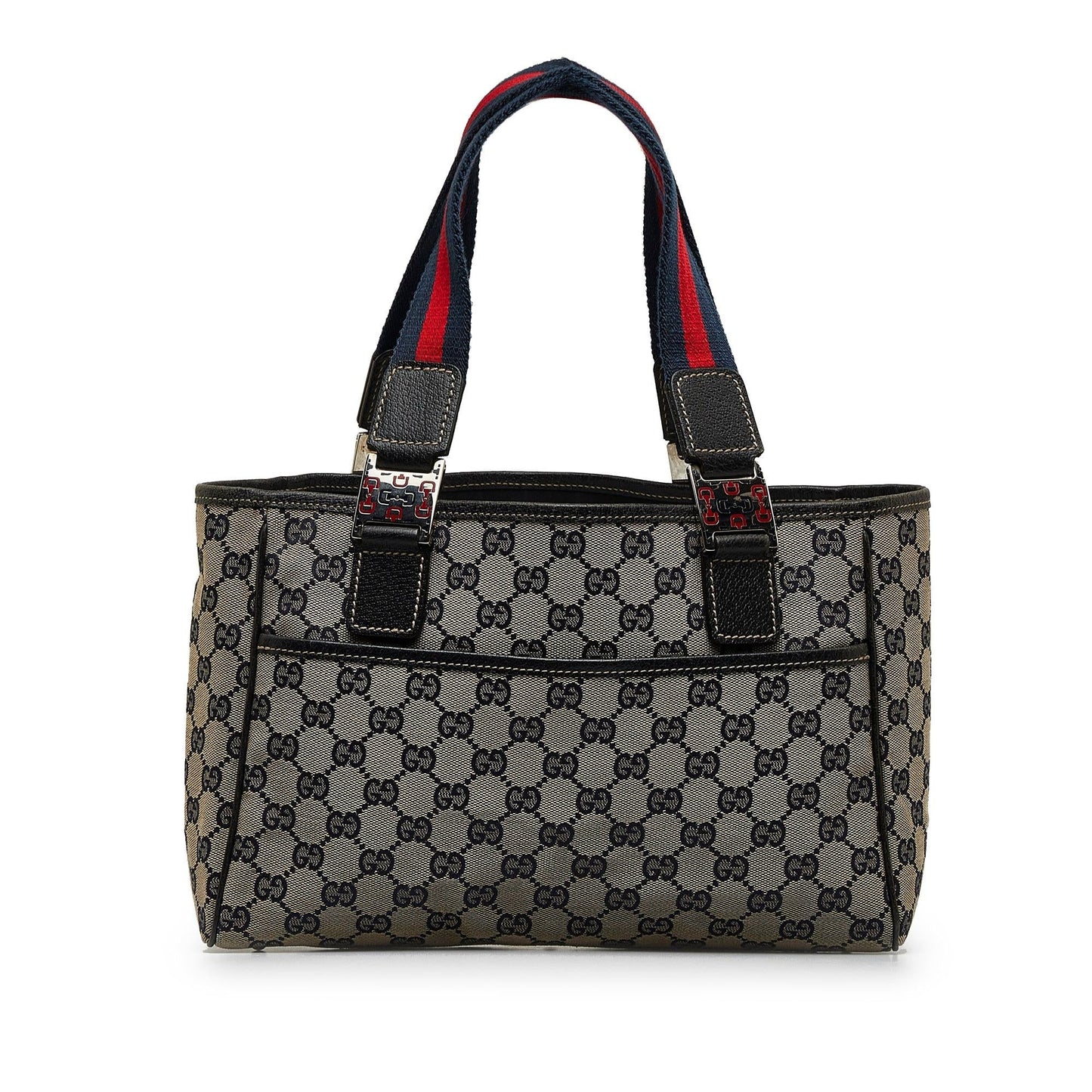 Gucci GG Canvas Web Pop Tote (SHG-nSmaB0)