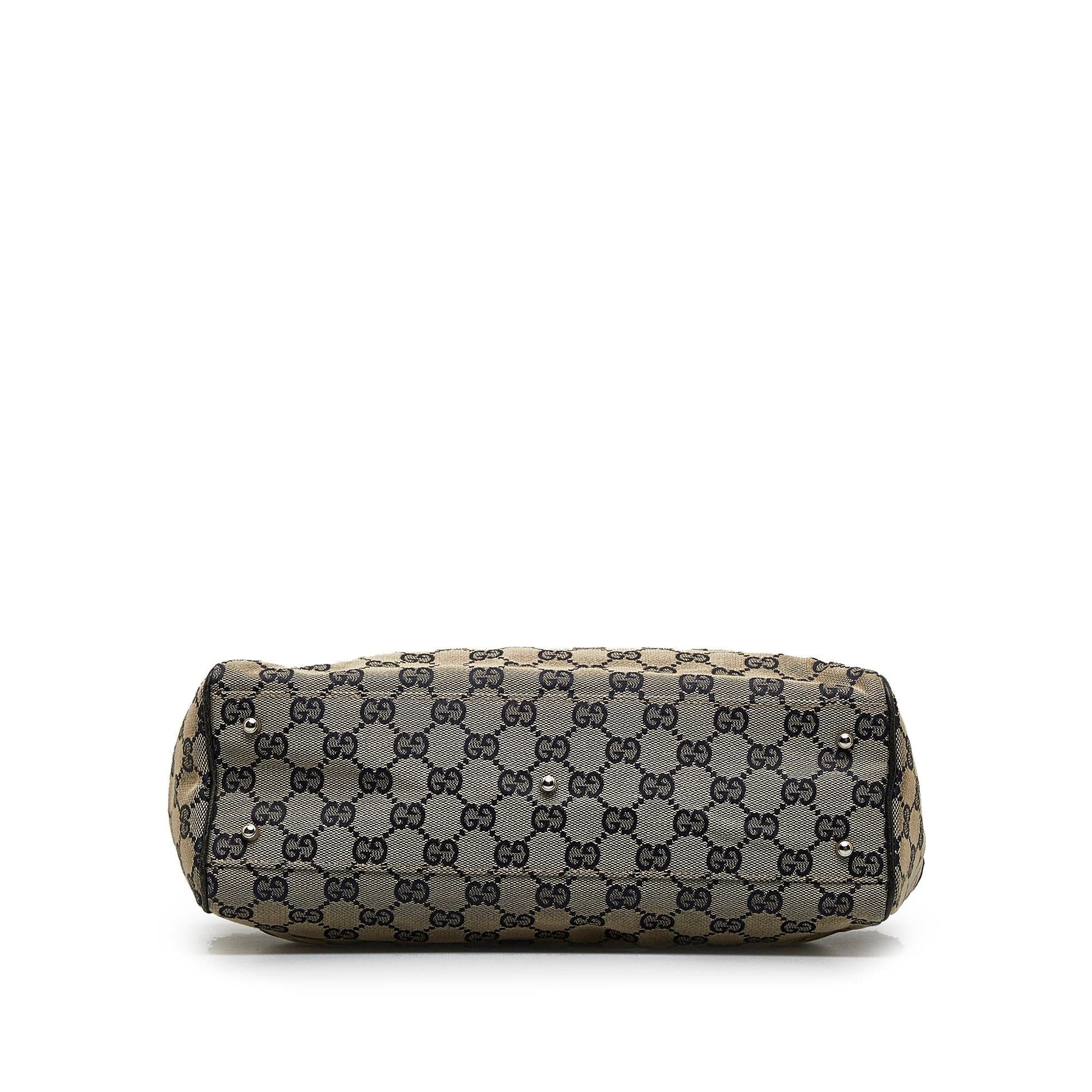 Gucci GG Canvas Web Pop Tote (SHG-nSmaB0)