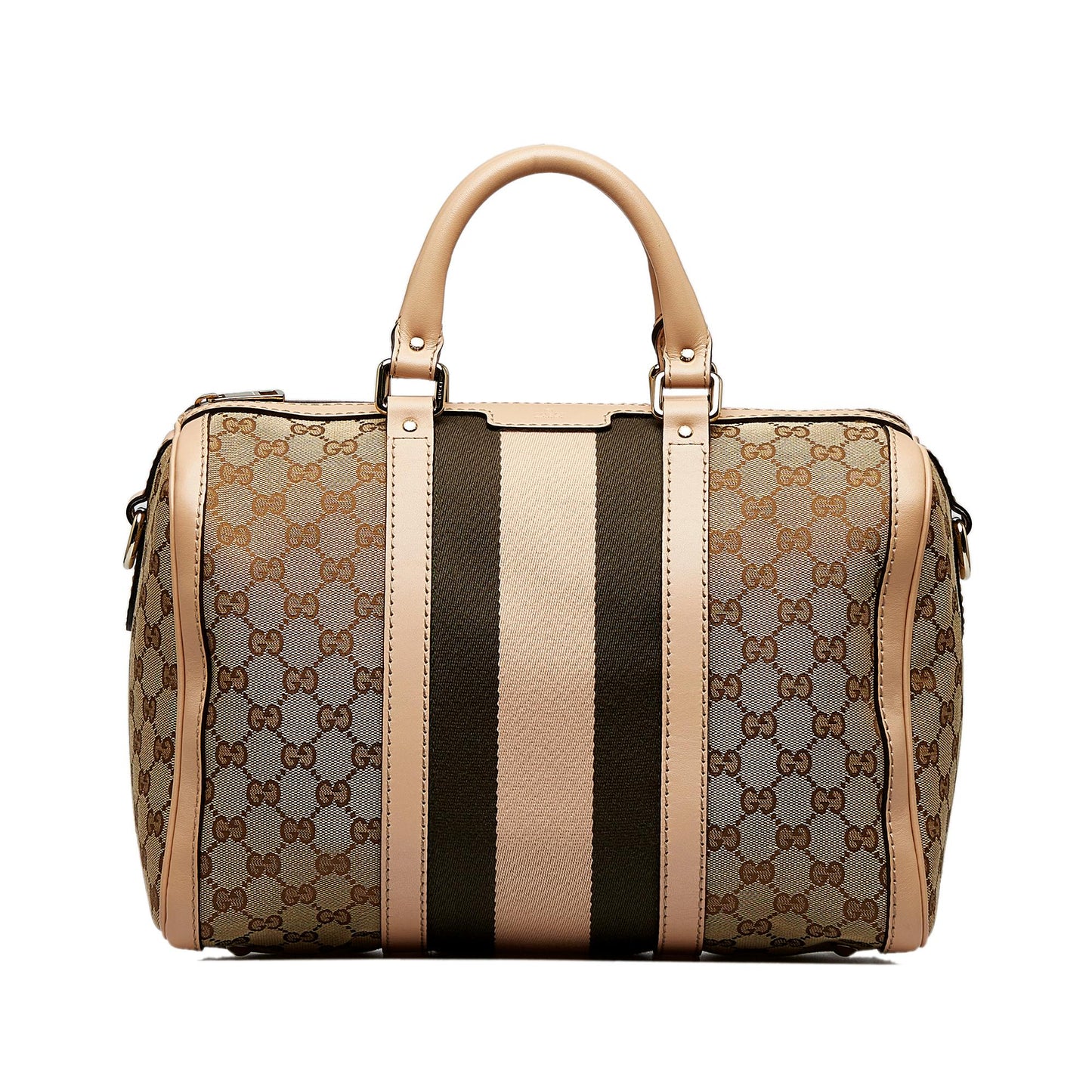 Gucci GG Canvas Web Satchel (SHG-qKkwqV)