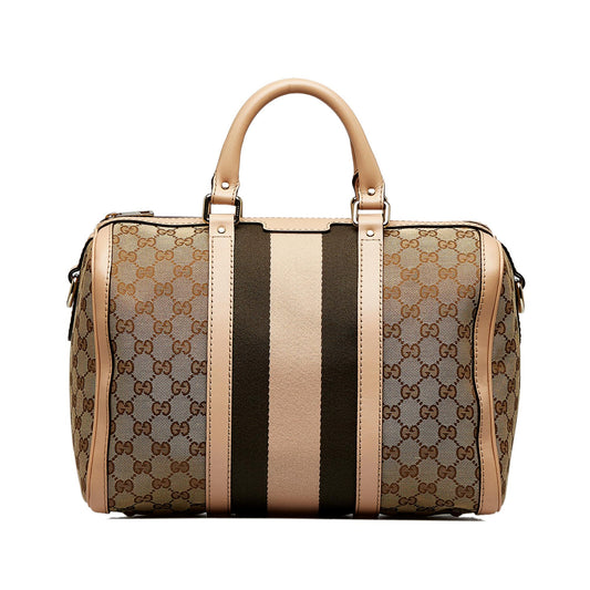 Gucci GG Canvas Web Satchel (SHG-qKkwqV)