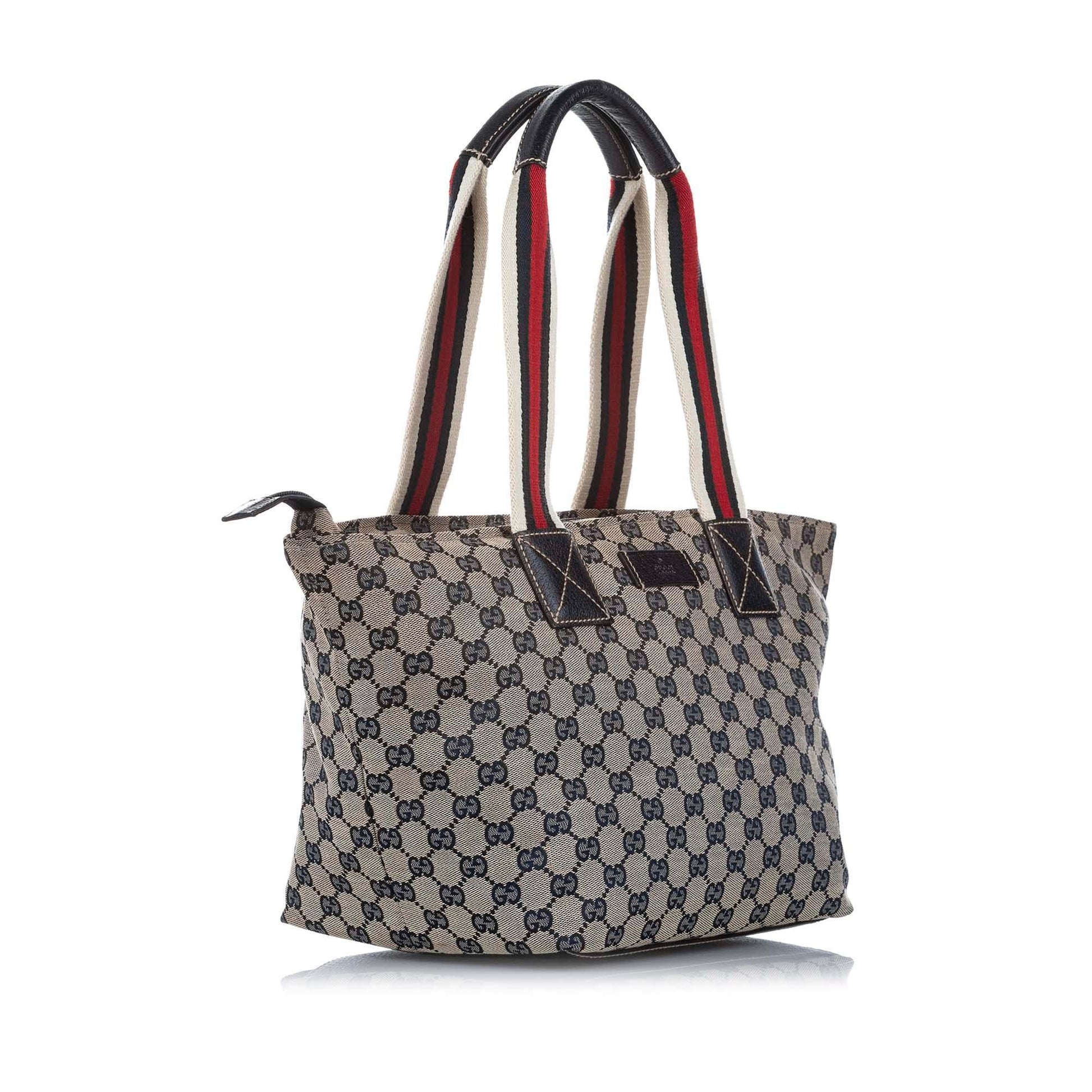 Gucci Canvas Monogram Tote Style 92