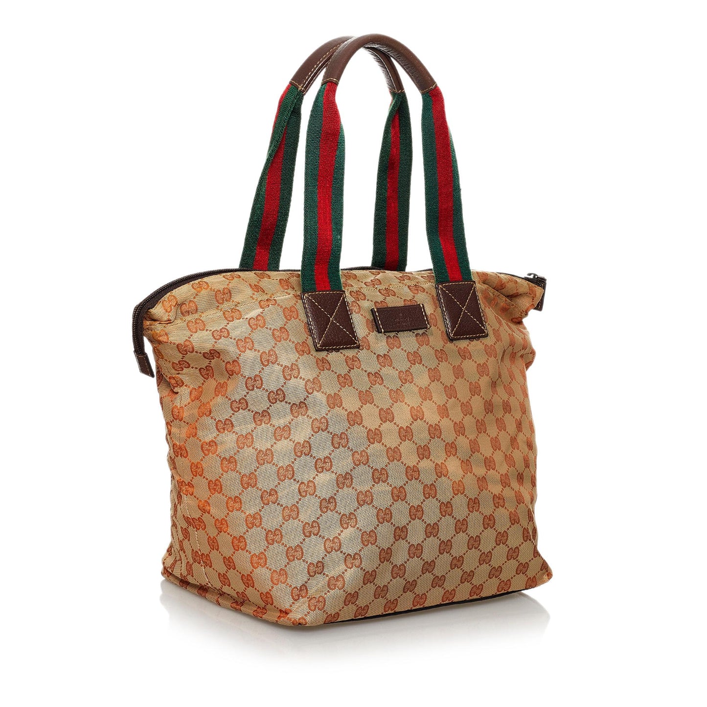 Gucci GG Canvas Web Tote Bag (SHG-30132)