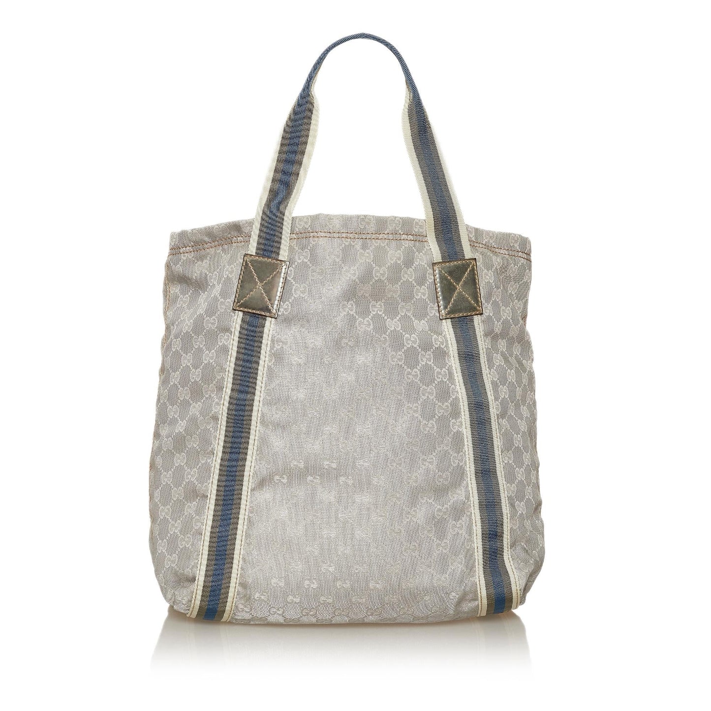 Gucci GG Canvas Web Tote Bag (SHG-36181)