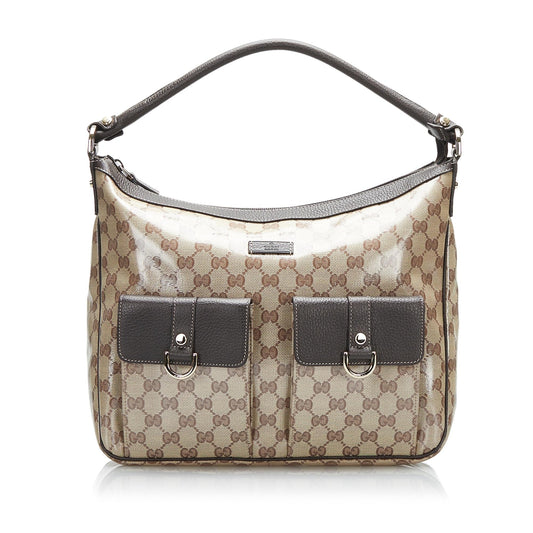 Gucci GG Crystal Abbey Shoulder Bag (SHG-RbiUo2)
