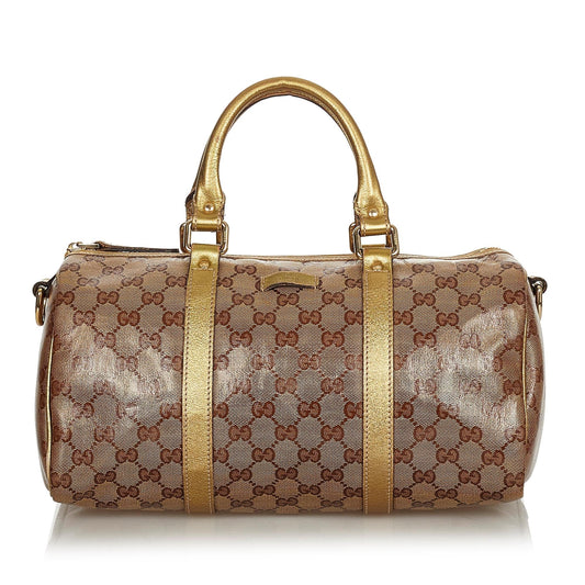 Gucci GG Crystal Boston Bag (SHG-24515)