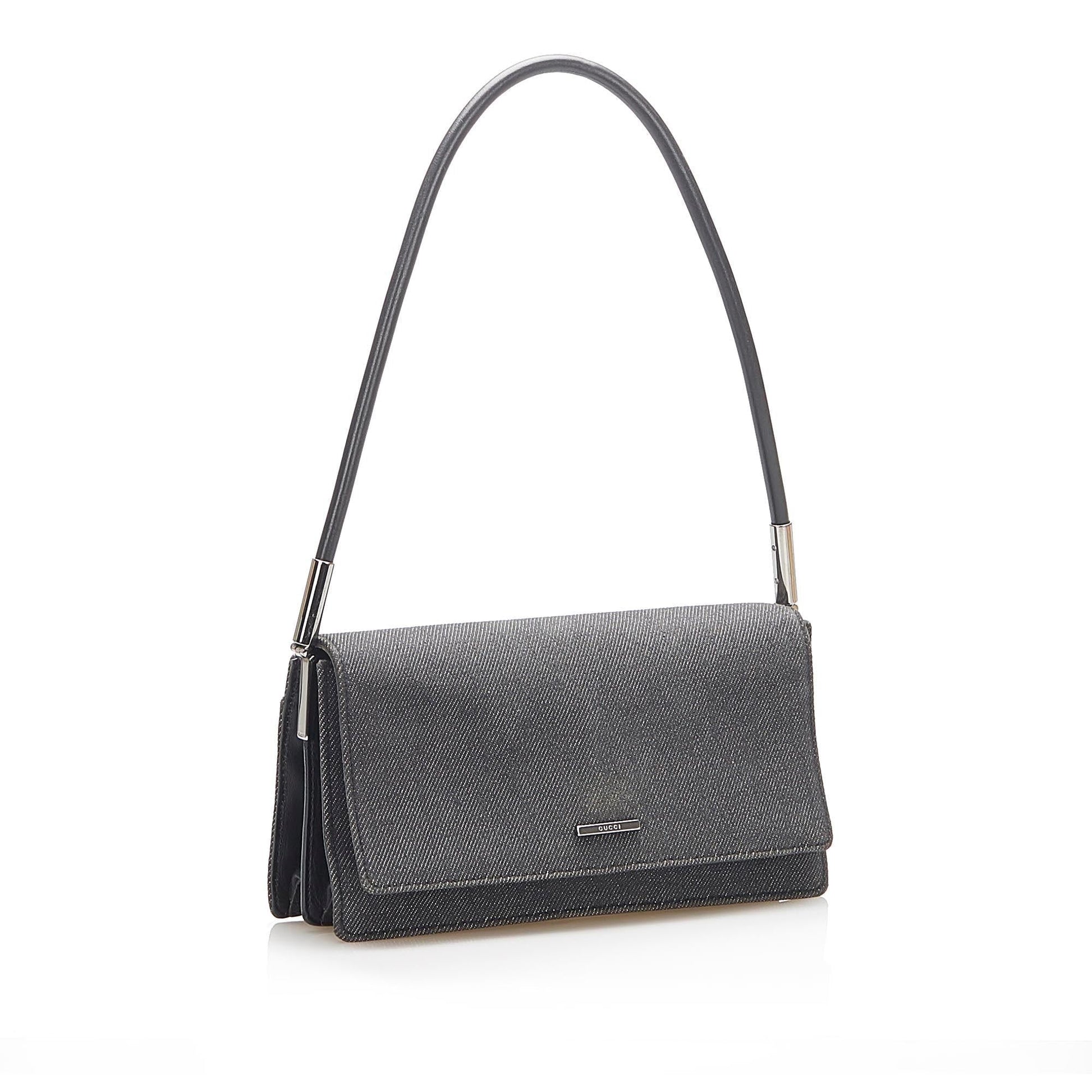 Gucci Canvas Denim Handbag