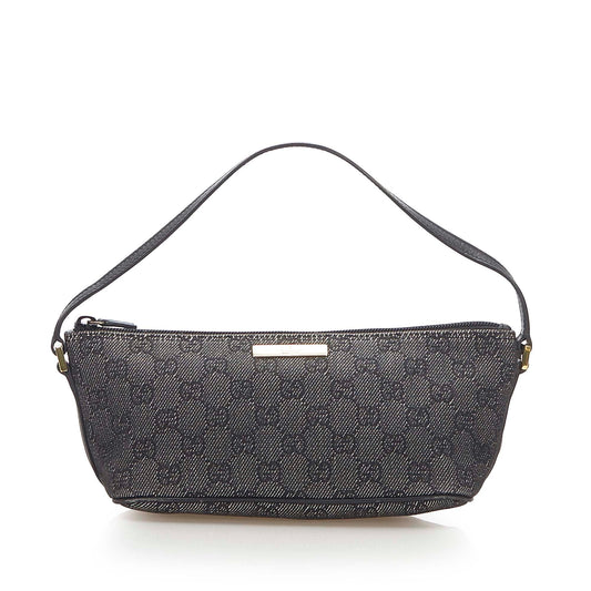 Gucci GG Denim Boat Baguette (SHG-22301)