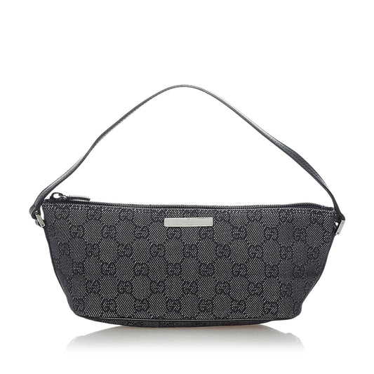 Gucci GG Denim Boat Baguette (SHG-32788)