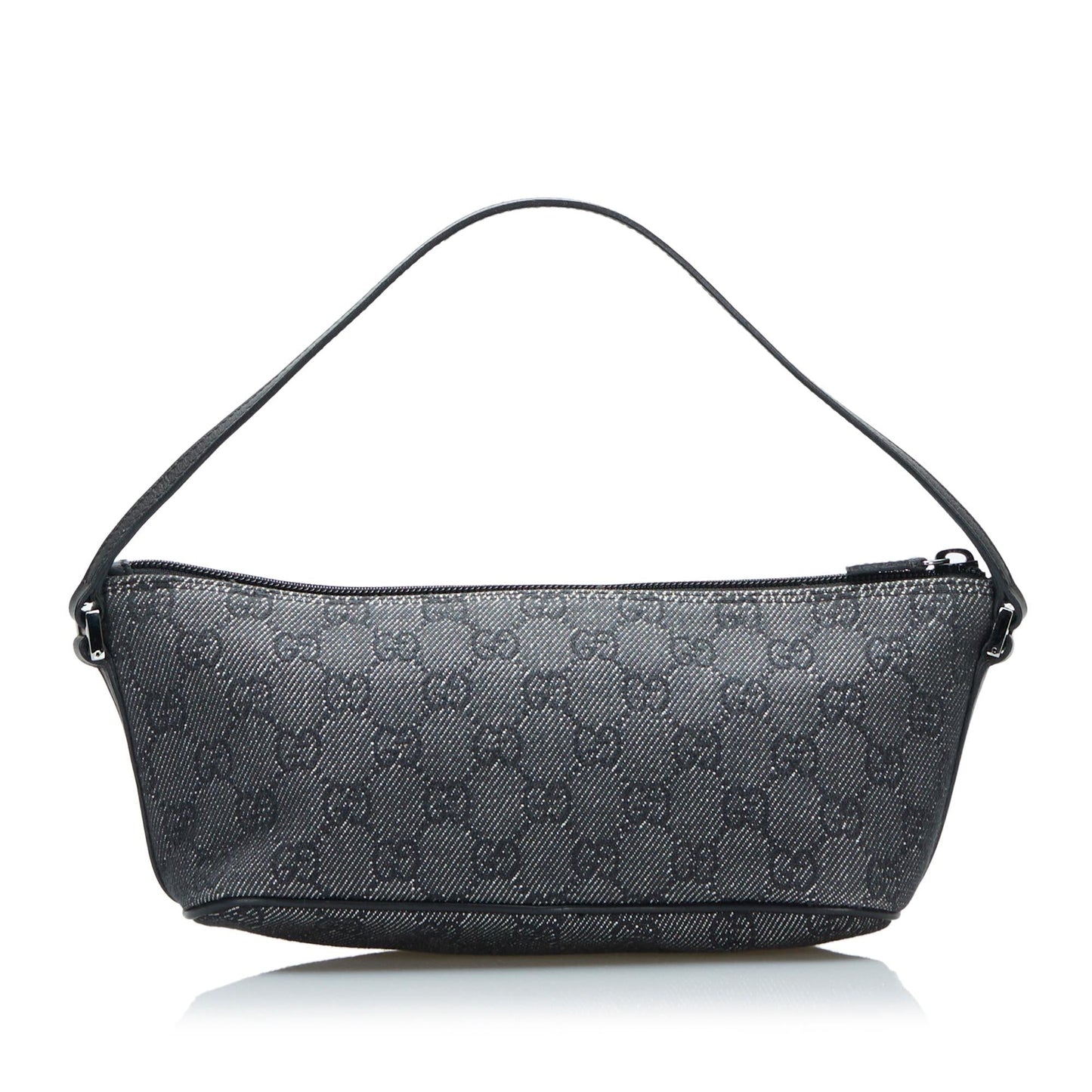 Gucci GG Denim Boat Baguette (SHG-CGZkjD)