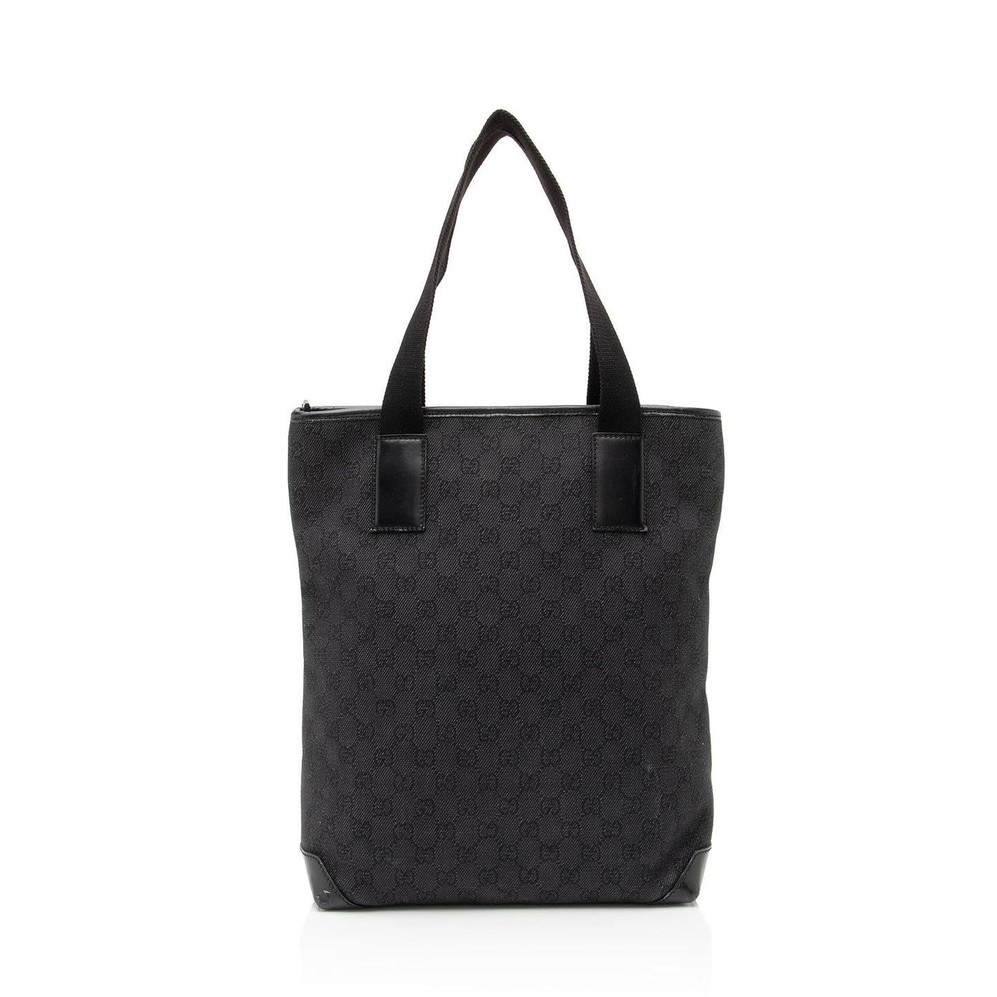 Gucci GG Denim Front Pocket Small Tote (SHF-23640)