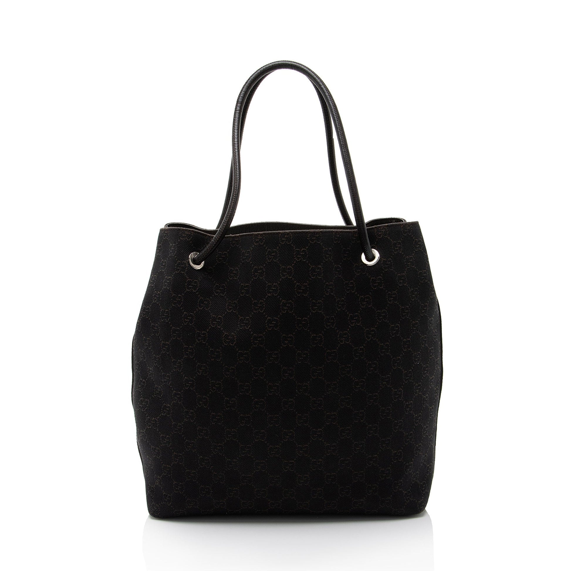 Gucci GG Denim Gifford Medium Tote (SHF-Z5HiOr)