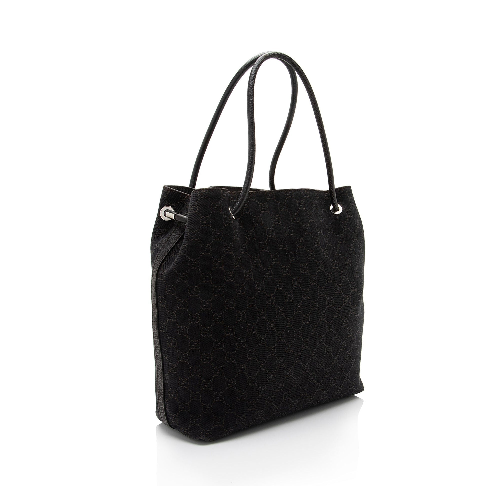 Gucci GG Denim Gifford Medium Tote (SHF-Z5HiOr)