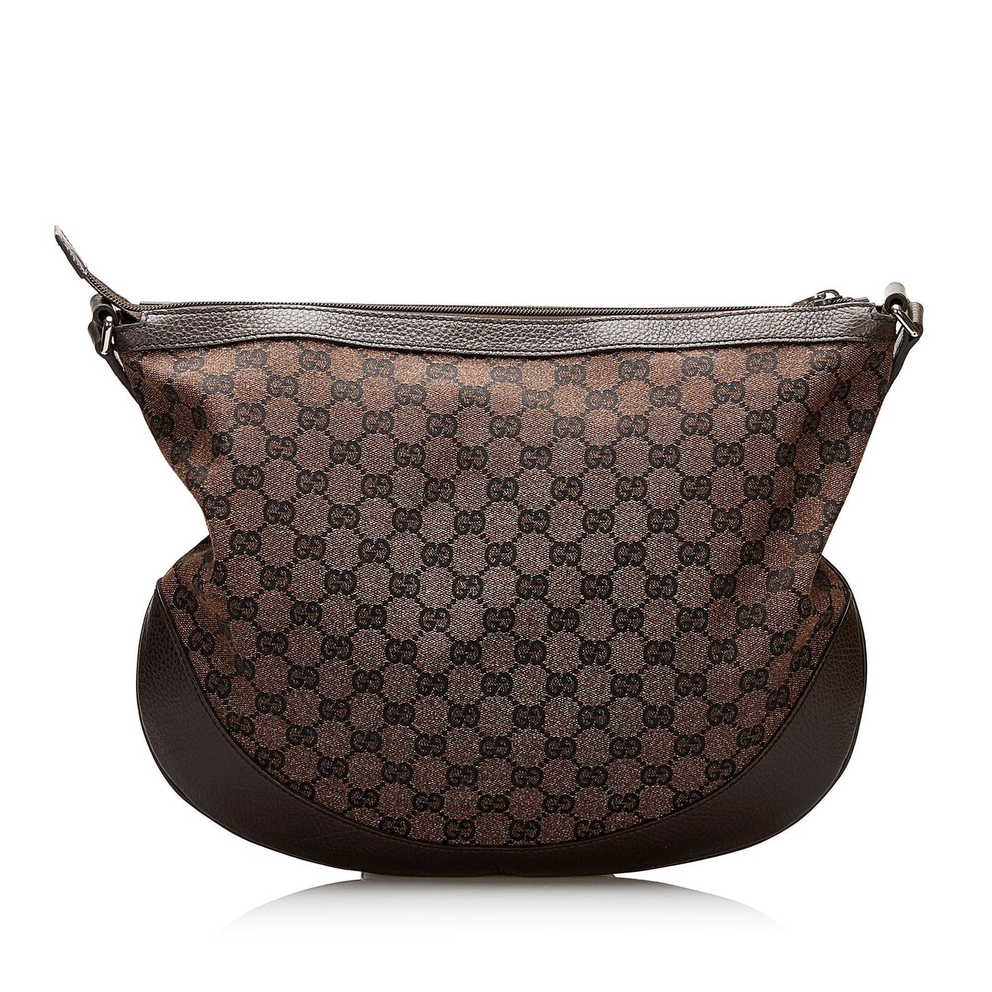 Gucci GG Denim Half Moon Crossbody Bag (SHG-35631)