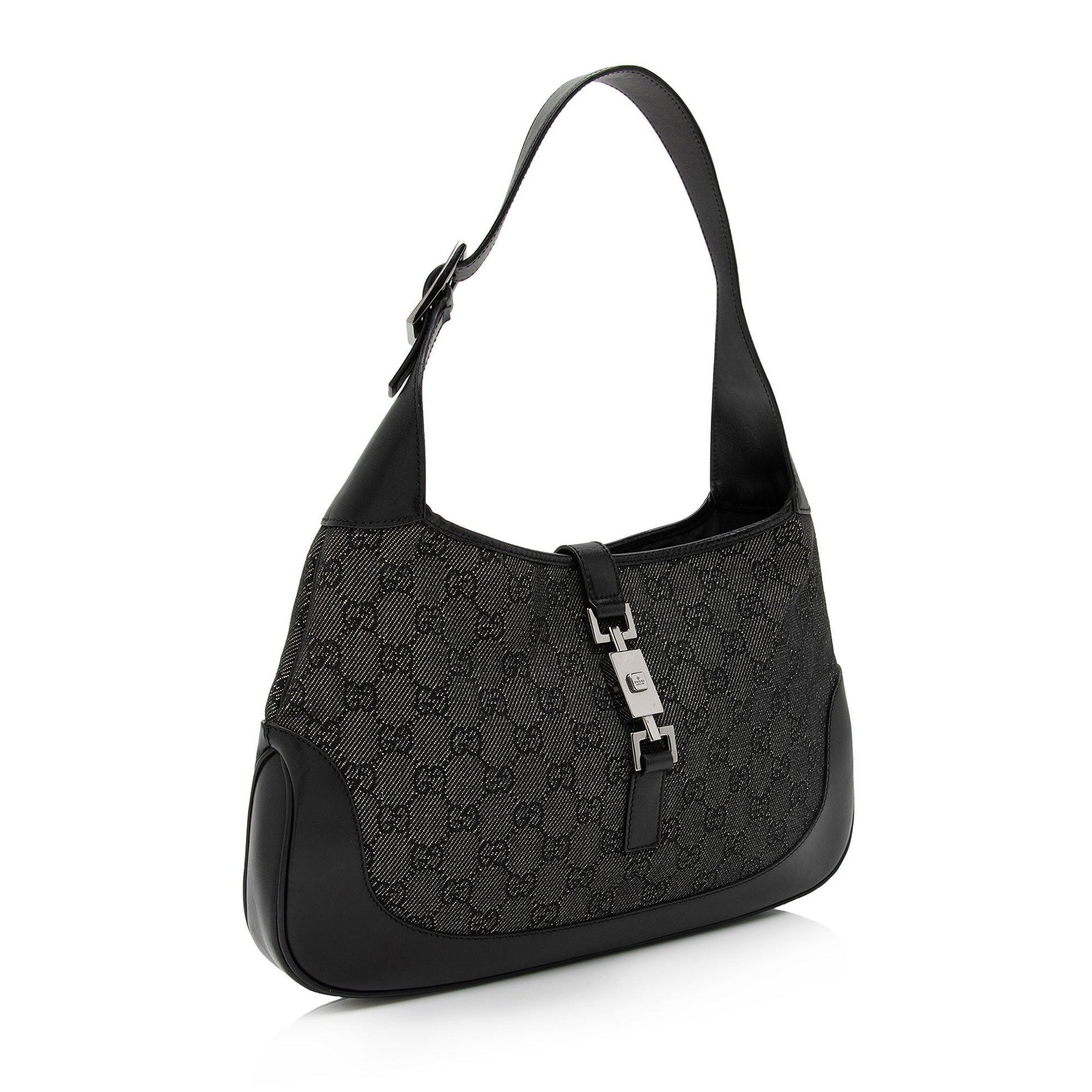 Gucci GG Denim Jackie Hobo (SHF-fYh4CG)