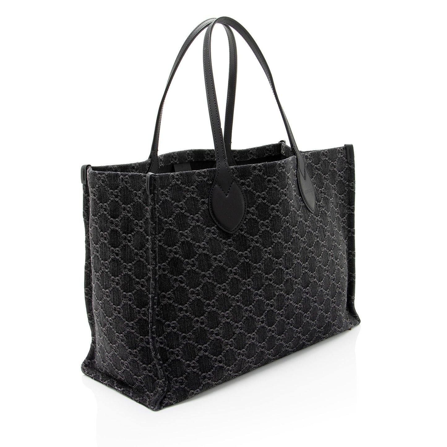 Gucci GG Denim Ophidia Large Tote
