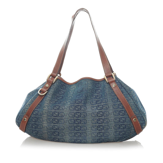 Gucci GG Denim Pelham Tote Bag (SHG-30857)