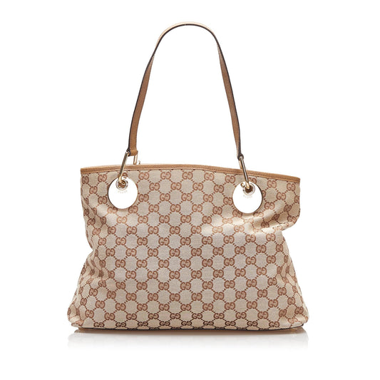 Gucci GG Eclipse Canvas Tote Bag (SHG-hlxc2U)