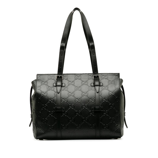 Gucci GG Embossed Tote Bag (SHG-w2F0hl)