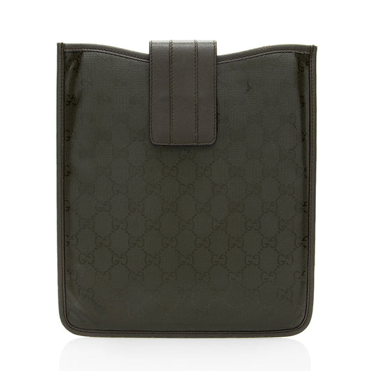 Gucci Leather Canvas Handbag Style 14
