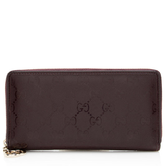 Gucci GG Imprime Interlocking G Zip Around Wallet (SHF-20127)