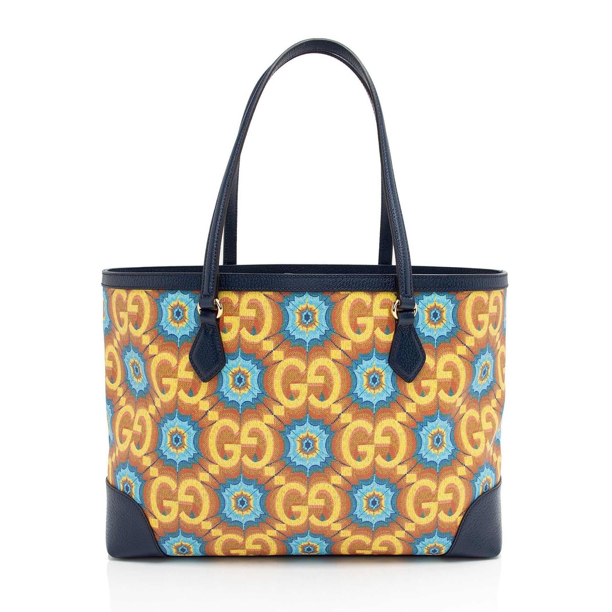 Gucci GG Kaleidoscope Canvas 100th Anniversary Medium Tote (SHF-vURevc)