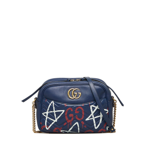 Gucci GG Marmont Ghost Crossbody Bag (SHG-eT5r9s)