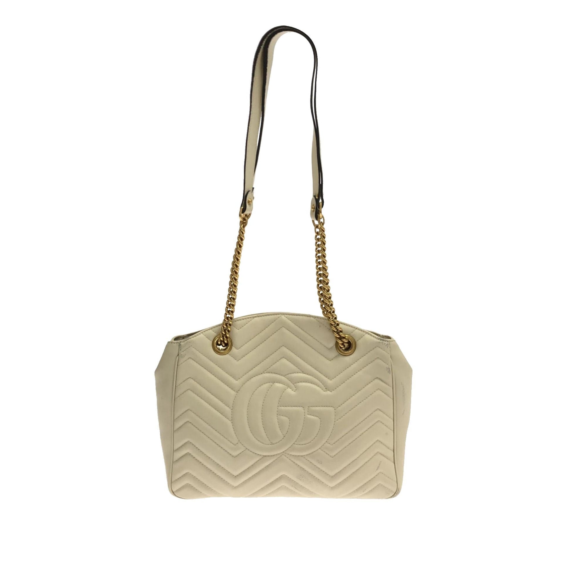 Gucci GG Marmont Matelasse Chain Tote (SHG-iMHDhJ)