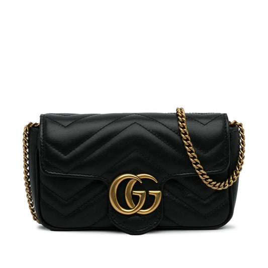 Gucci GG Marmont Super Mini Crossbody Bag (SHG-7J0Frx)