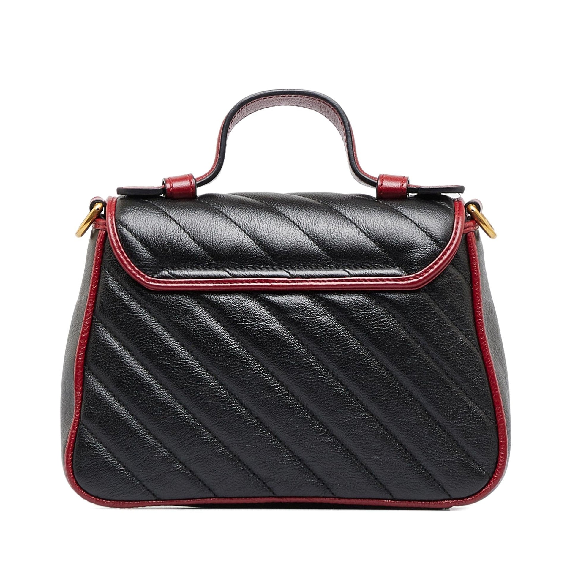 Gucci GG Marmont Torchon Satchel (SHG-aTMmV7)