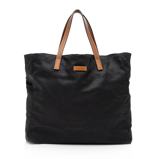 Gucci GG Nylon Shopper Tote (SHF-83sqqh)